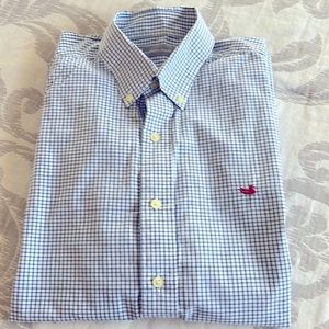 Mens Southern Marsh plaid dress shirt.